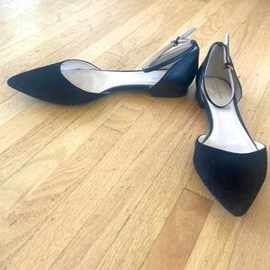 Cole Haan black o’dorsay flat. Black leather/suede Size 11B